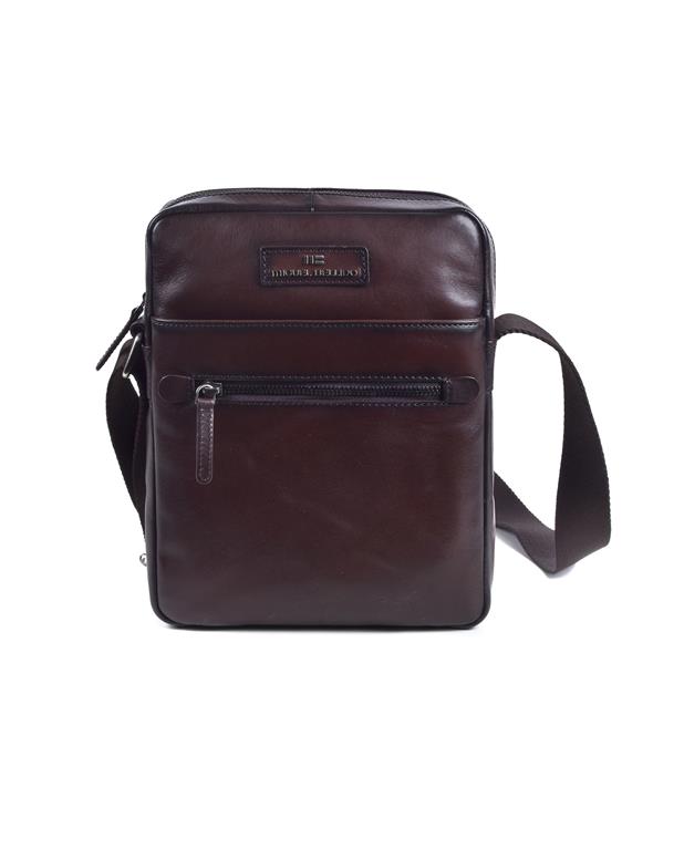 Miguel Bellido Genuine Cowhide Leather Bag Brown