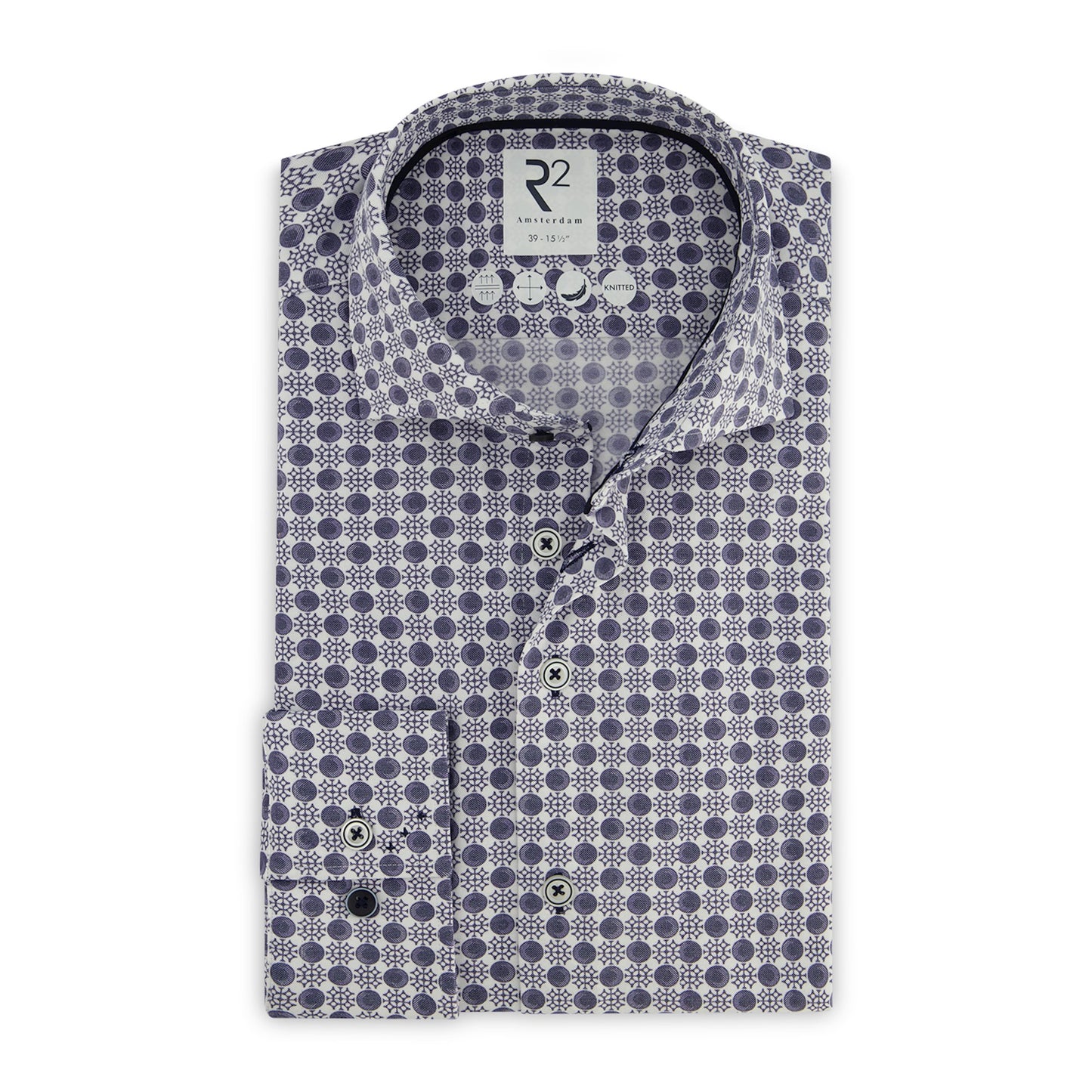 R2 Amsterdam L/S Wheel Print Shirt