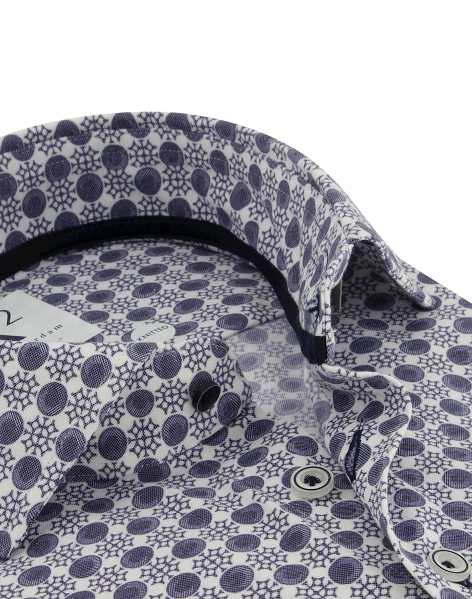 R2 Amsterdam L/S Wheel Print Shirt