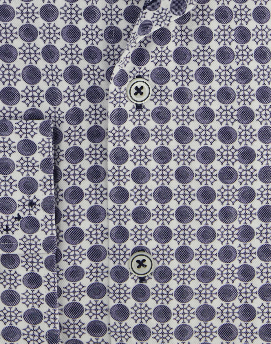 R2 Amsterdam L/S Wheel Print Shirt