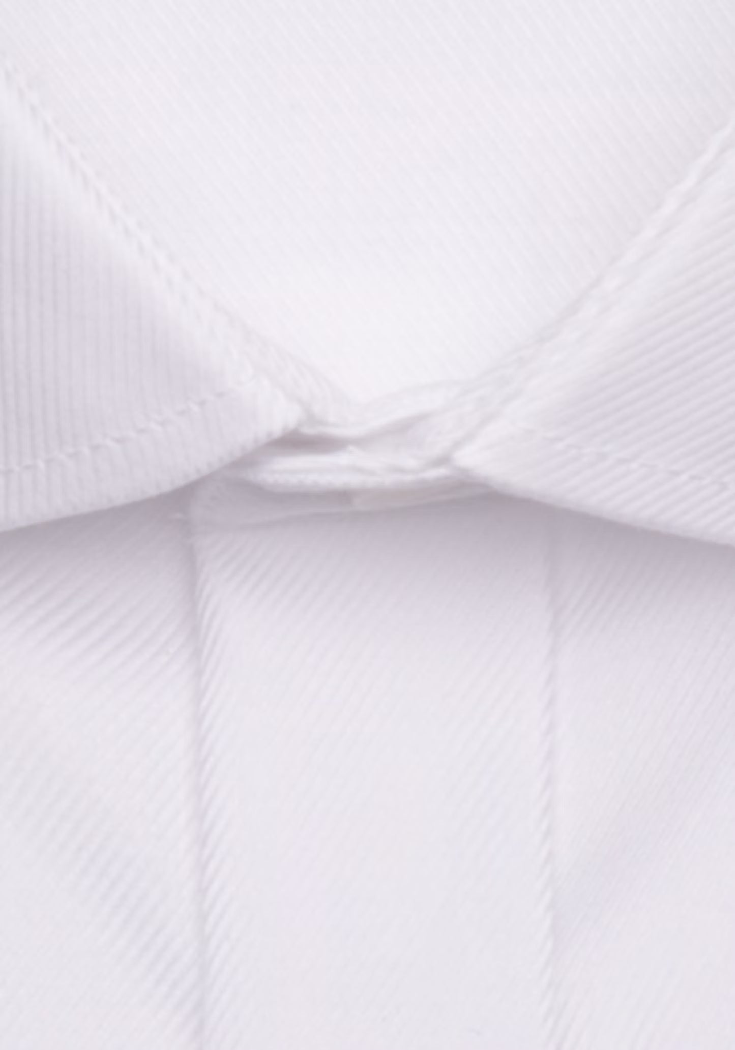 Close-up of a textured white fabric