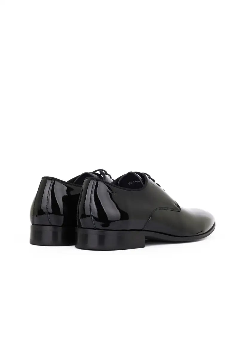 Digel Patent Oxford Leather Dress Shoe Black