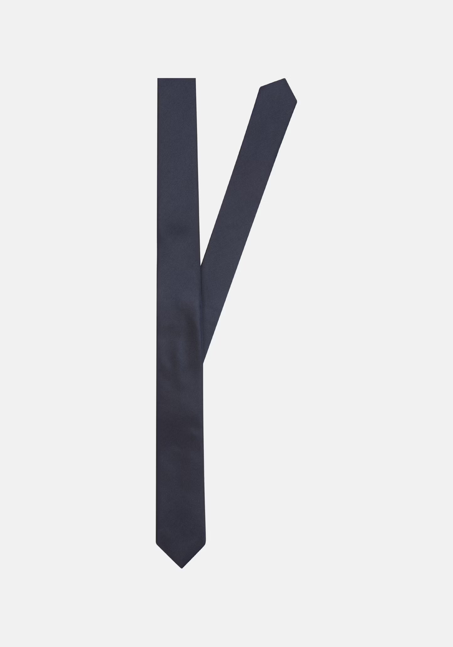 Seidensticker Silk Satin Tie 5cm Navy