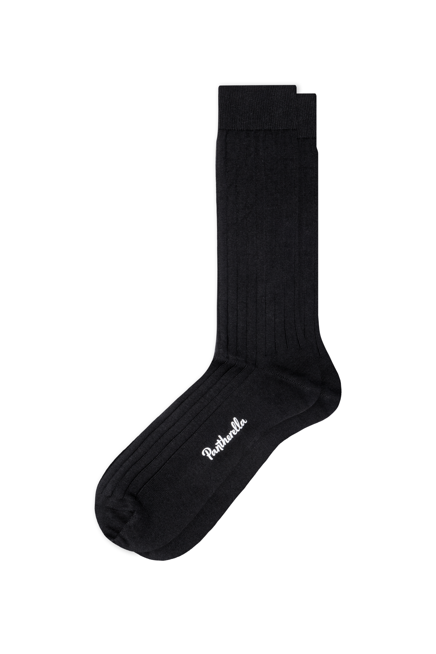 Pantherella Sea Island Cotton Ribbed Sock