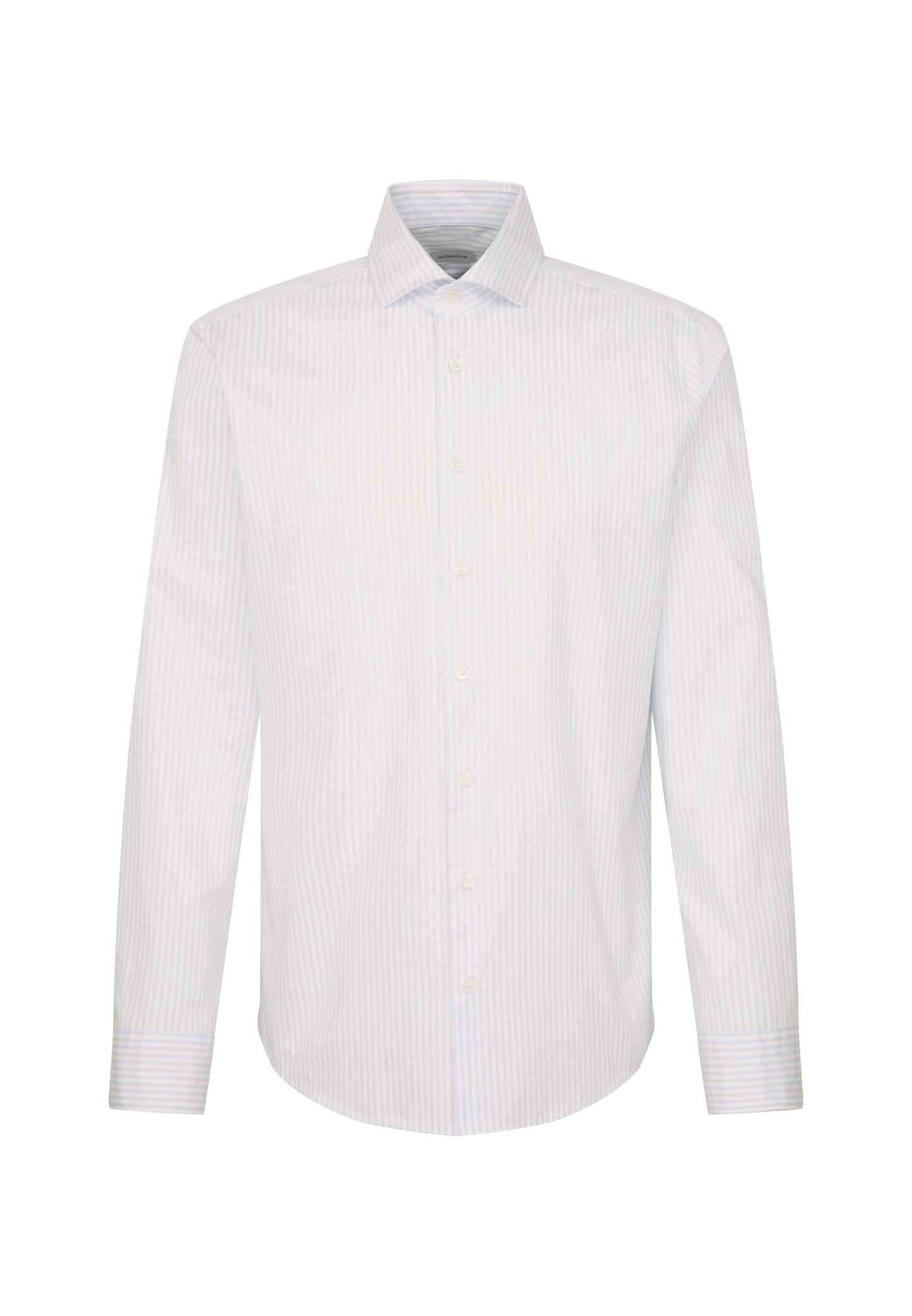Seidensticker Sky Wrinkle-Free Cotton Stripe Regular Fit Shirt — Classic Business Dress Shirt