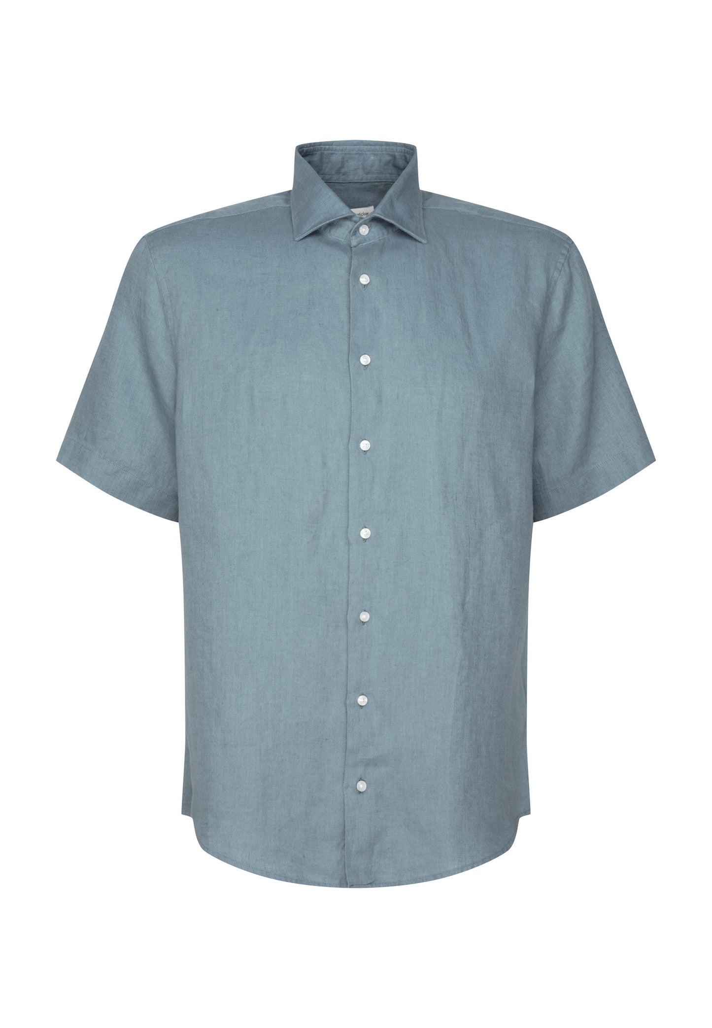 Seidensticker S/S Pure Linen Regular Fit Shirt Sage