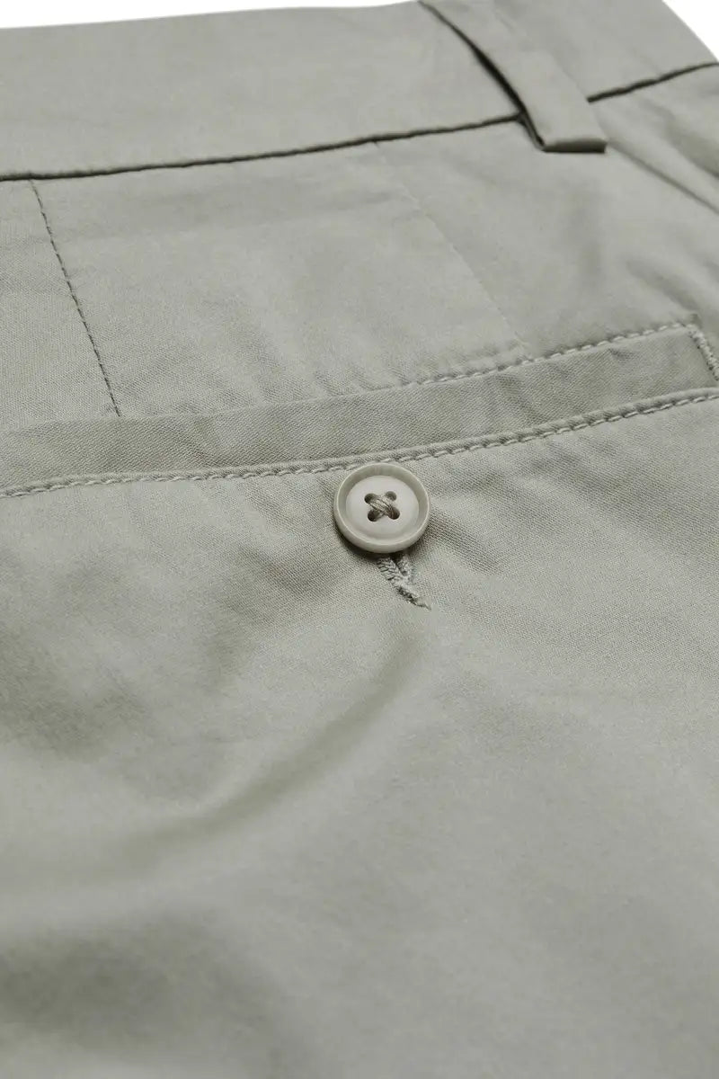 olive chinos rear image on white background