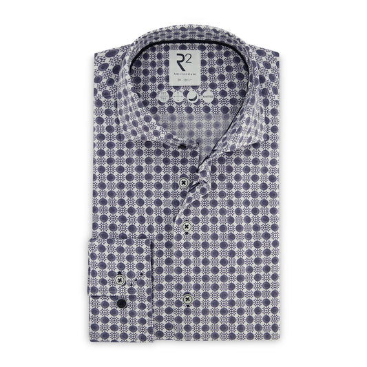 R2 Amsterdam L/S Wheel Print Shirt