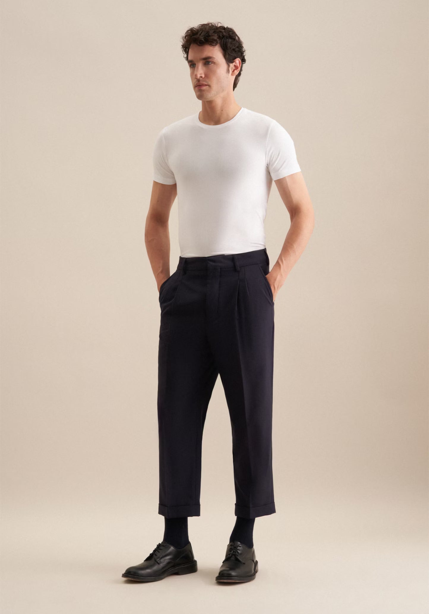 Seidensticker S/S Crew Neck Cotton T-Shirt White