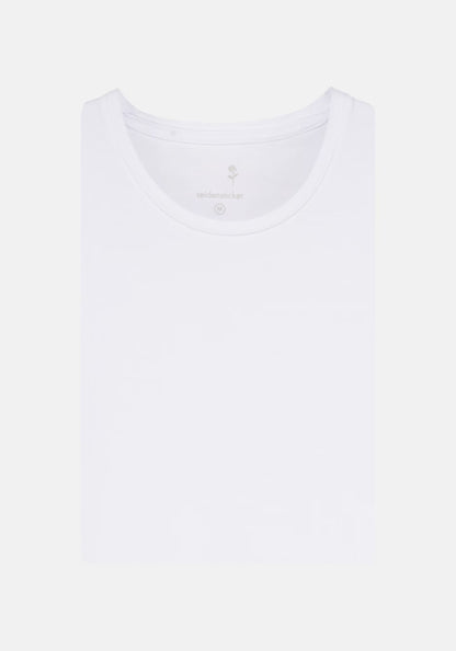 Seidensticker S/S Crew Neck Cotton T-Shirt White