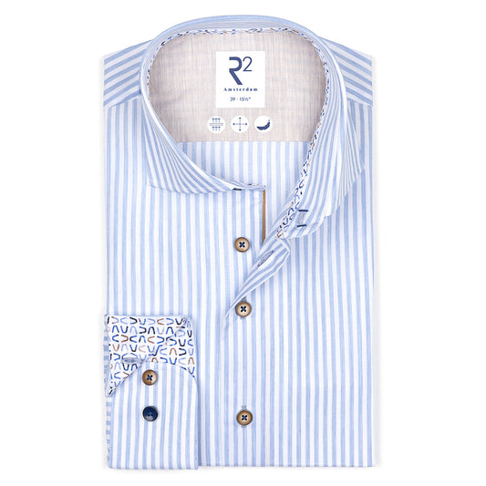 R2 Amsterdam L/S Strpe Shirt