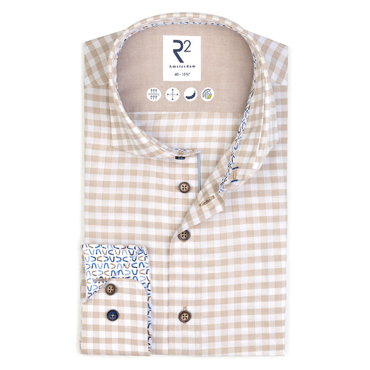 R2 Amsterdam L/S Check Shirt