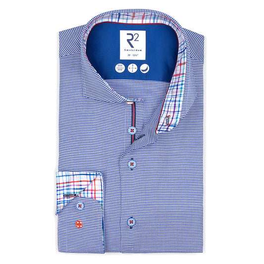 R2 Amsterdam L/S Neat Shirt