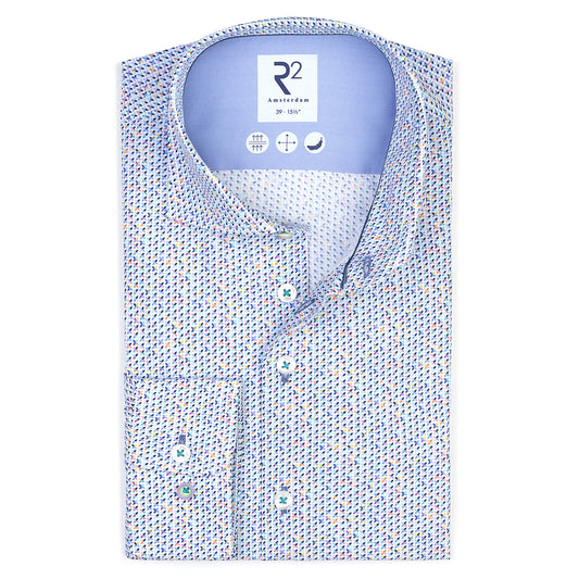 R2 Amsterdam L/S Print Shirt
