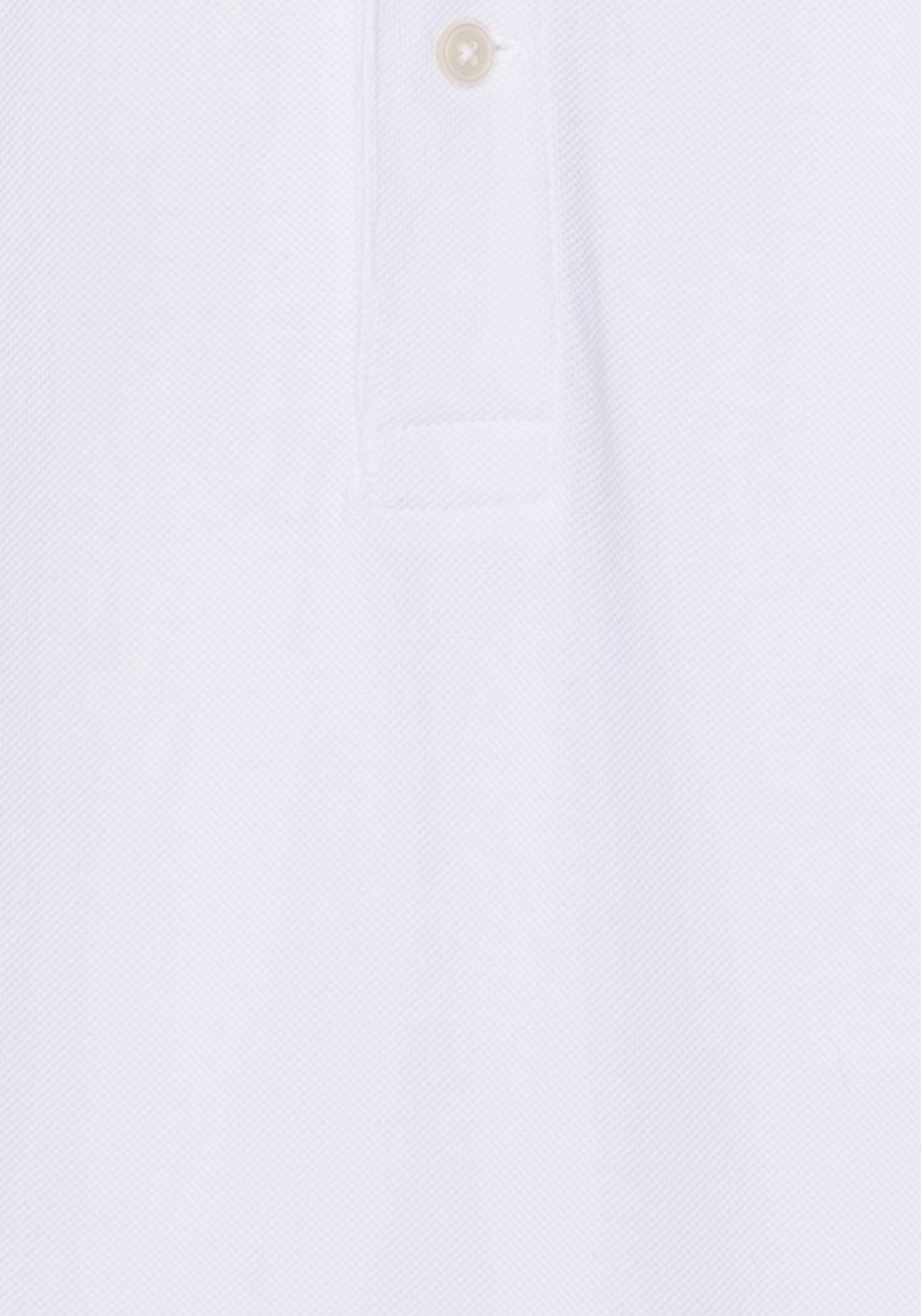 Seidensticker S/S Button Pique Polo Shirt White
