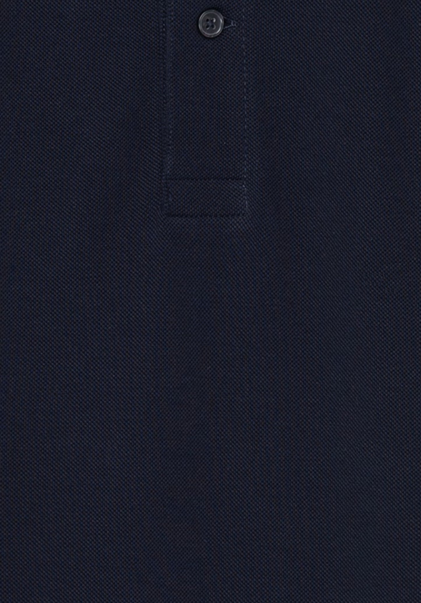 Seidensticker S/S Button Pique Polo Shirt Navy