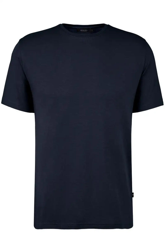 Digel S/S Crew Neck Cotton T-Shirt Navy