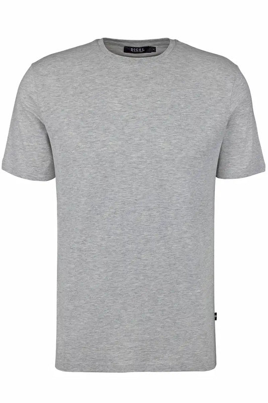 Digel S/S Crew Neck Cotton T-Shirt Grey