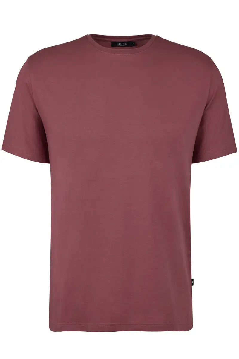 Digel S/S Crew Neck Cotton T-Shirt Red
