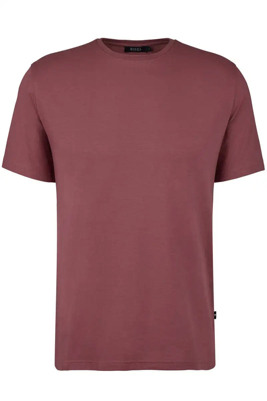 Digel S/S Crew Neck Cotton T-Shirt Red