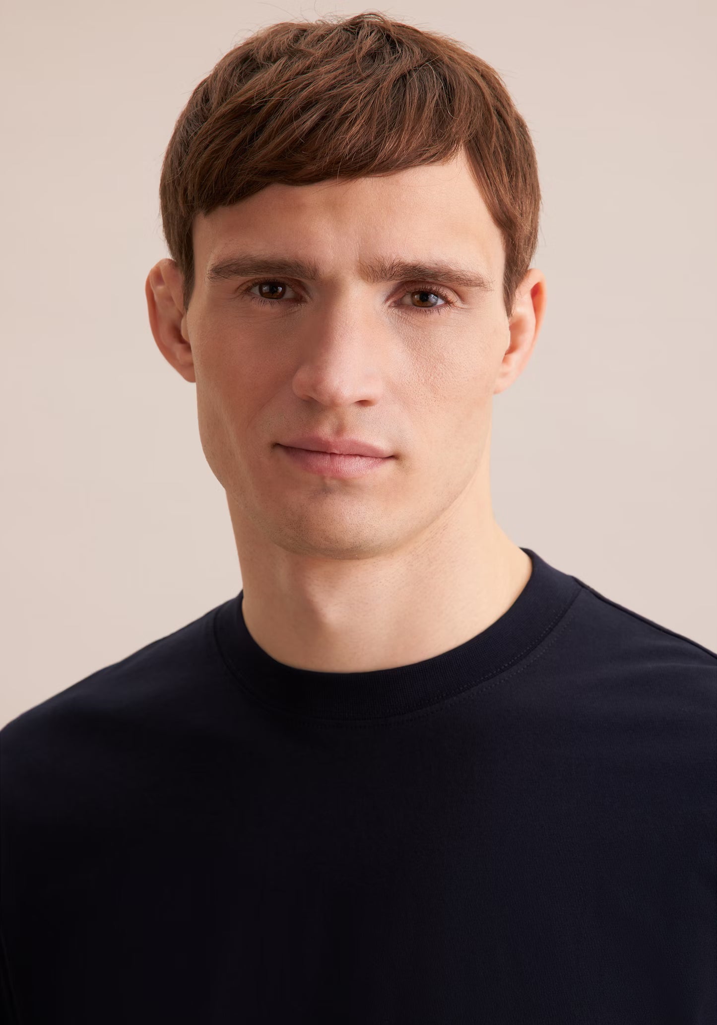 Seidensticker S/S Crew Neck Cotton T-Shirt Navy