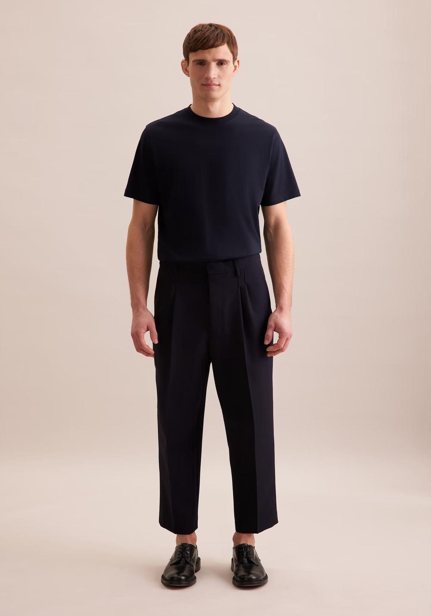 Seidensticker S/S Crew Neck Cotton T-Shirt Navy