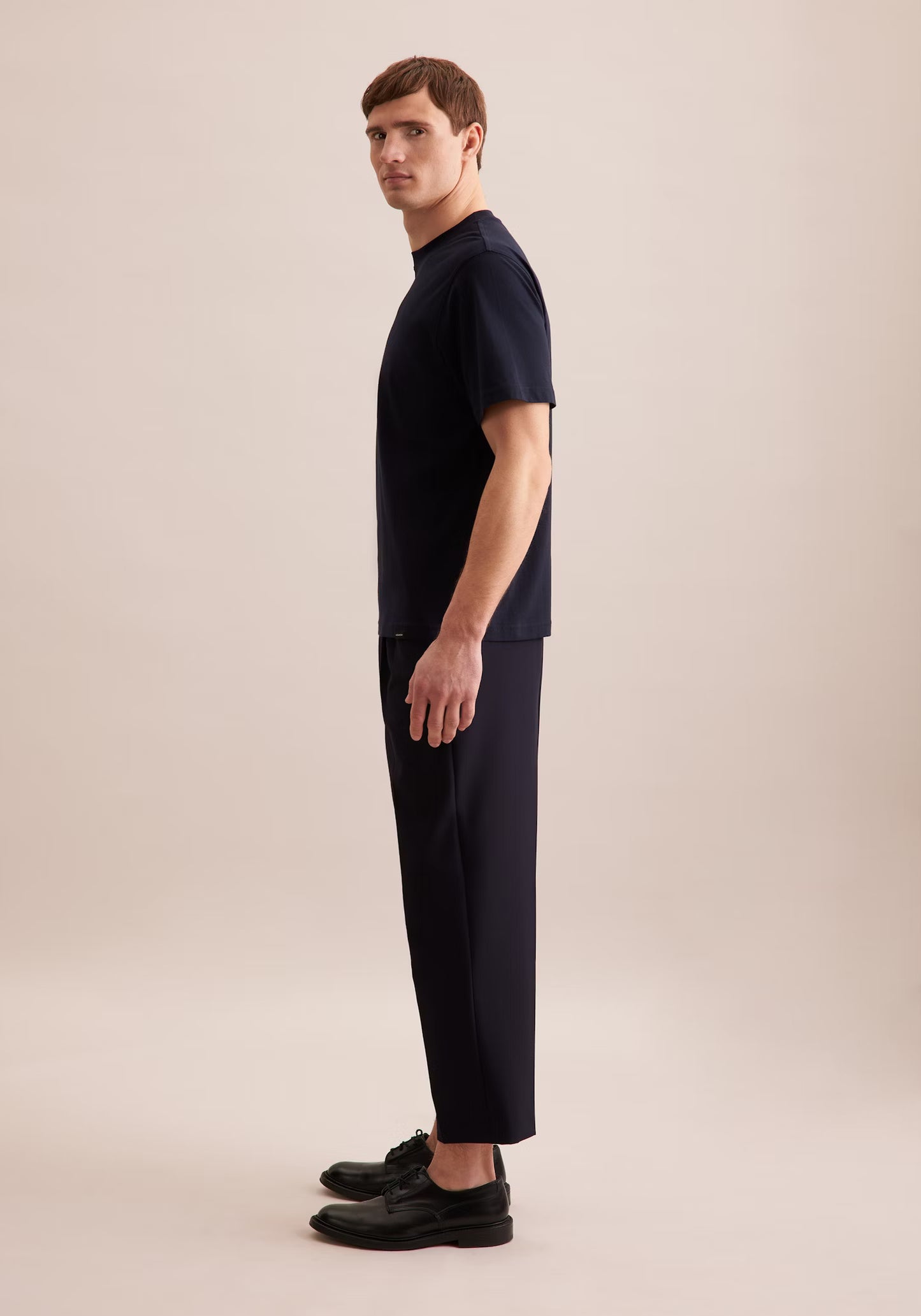 Seidensticker S/S Crew Neck Cotton T-Shirt Navy