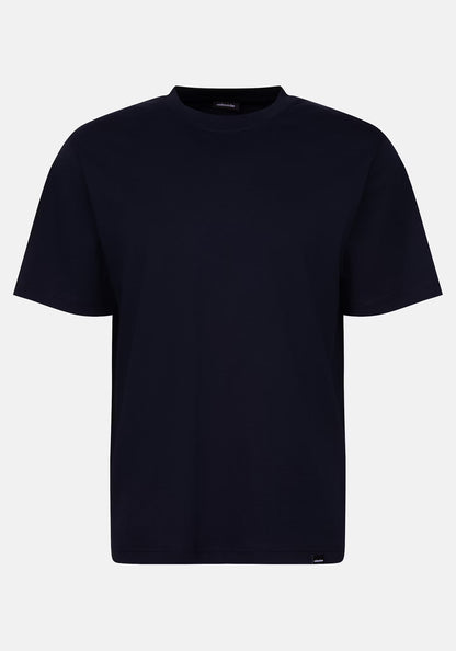 Seidensticker S/S Crew Neck Cotton T-Shirt Navy