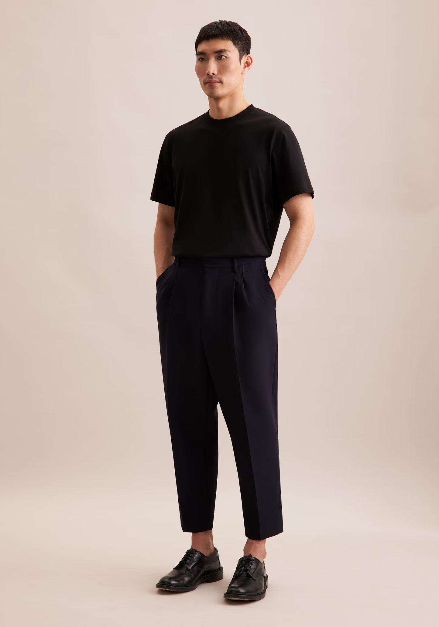 Seidensticker S/S Crew Neck Cotton T-Shirt Black