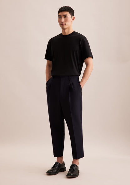 Seidensticker S/S Crew Neck Cotton T-Shirt Black