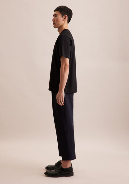 Seidensticker S/S Crew Neck Cotton T-Shirt Black