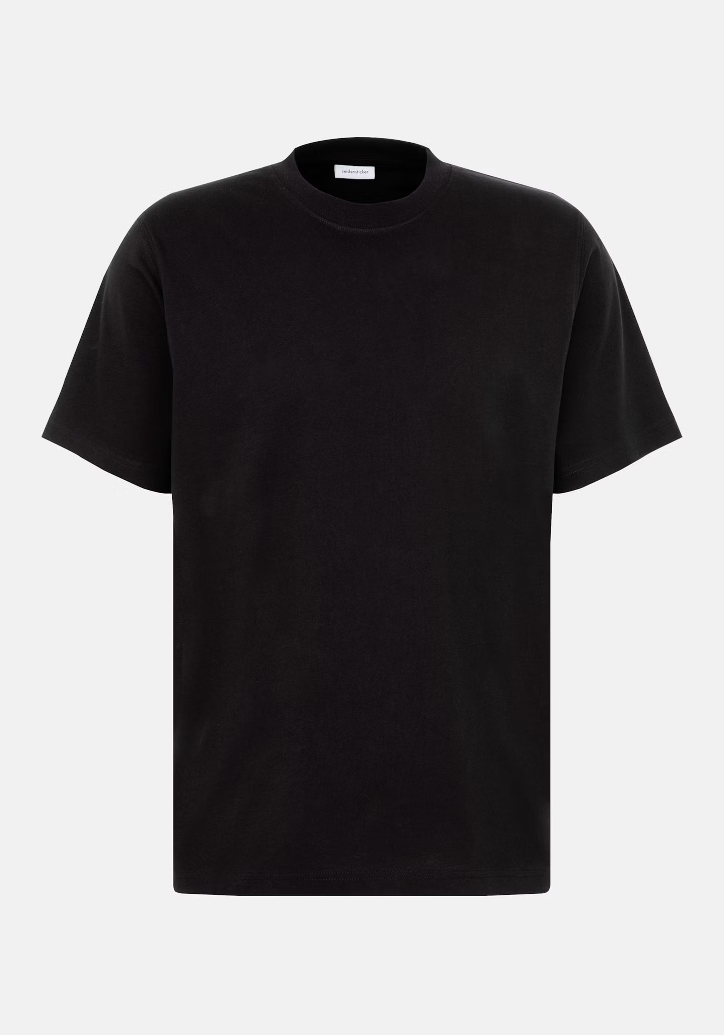 Seidensticker S/S Crew Neck Cotton T-Shirt Black