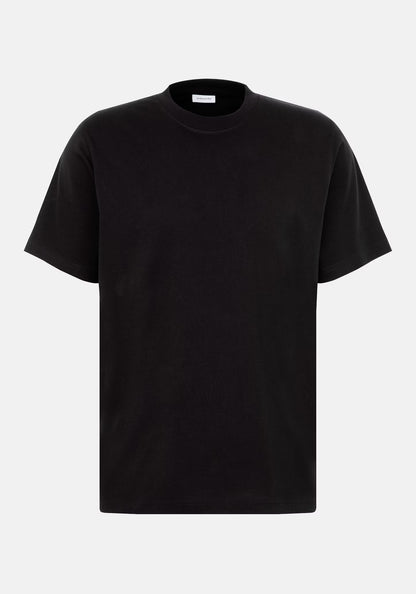 Seidensticker S/S Crew Neck Cotton T-Shirt Black
