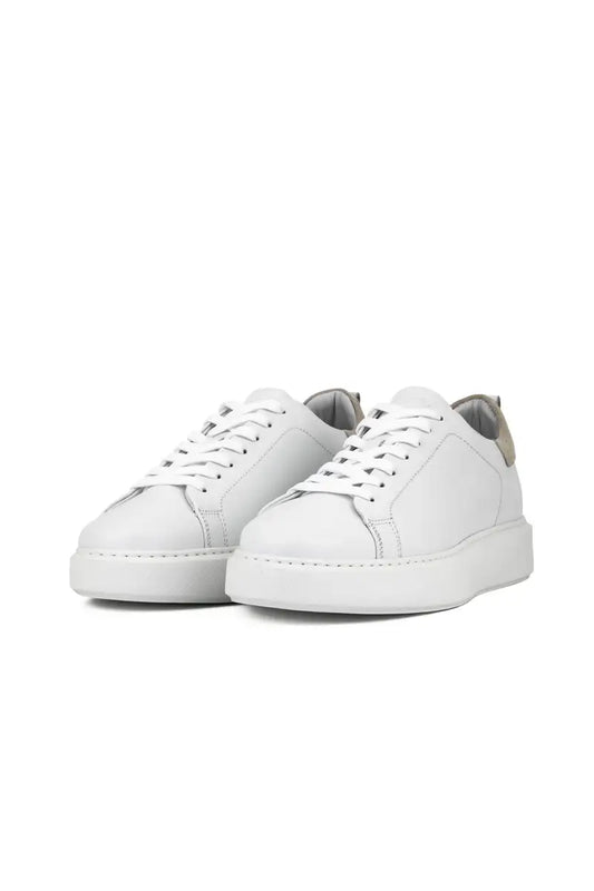 Digel Leather Dress Trainers White