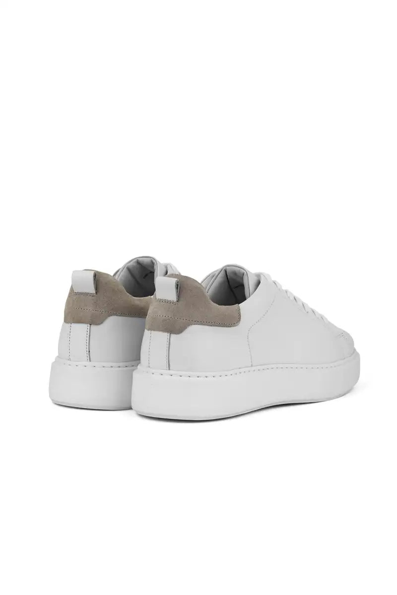 Digel Leather Dress Trainers White