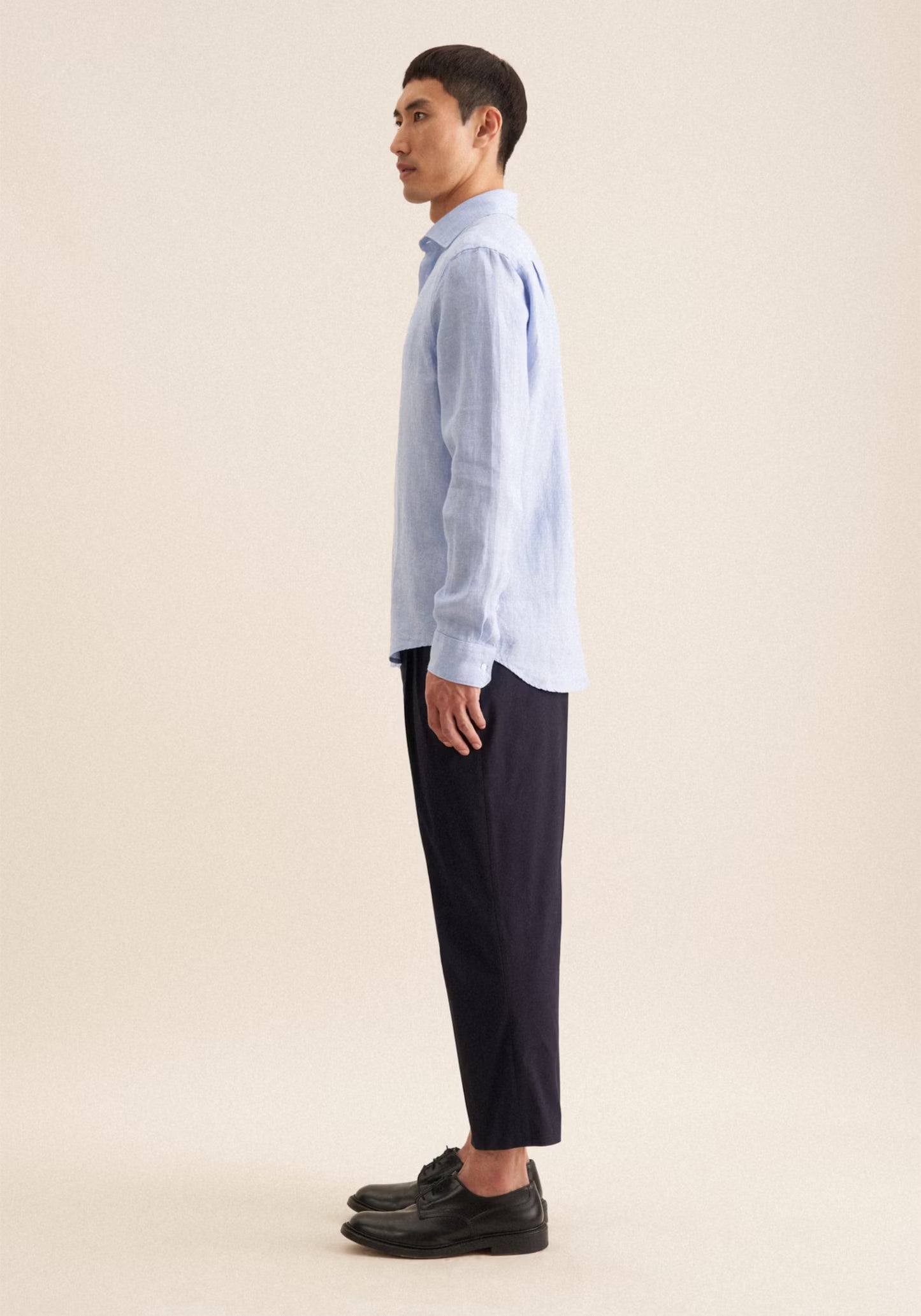 Seidensticker L/S Pure Linen Regular Fit Shirt Sky