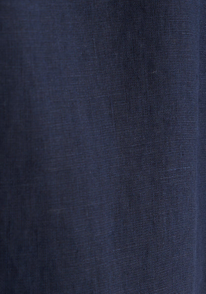 Seidensticker L/S Pure Linen Regular Fit Shirt Navy