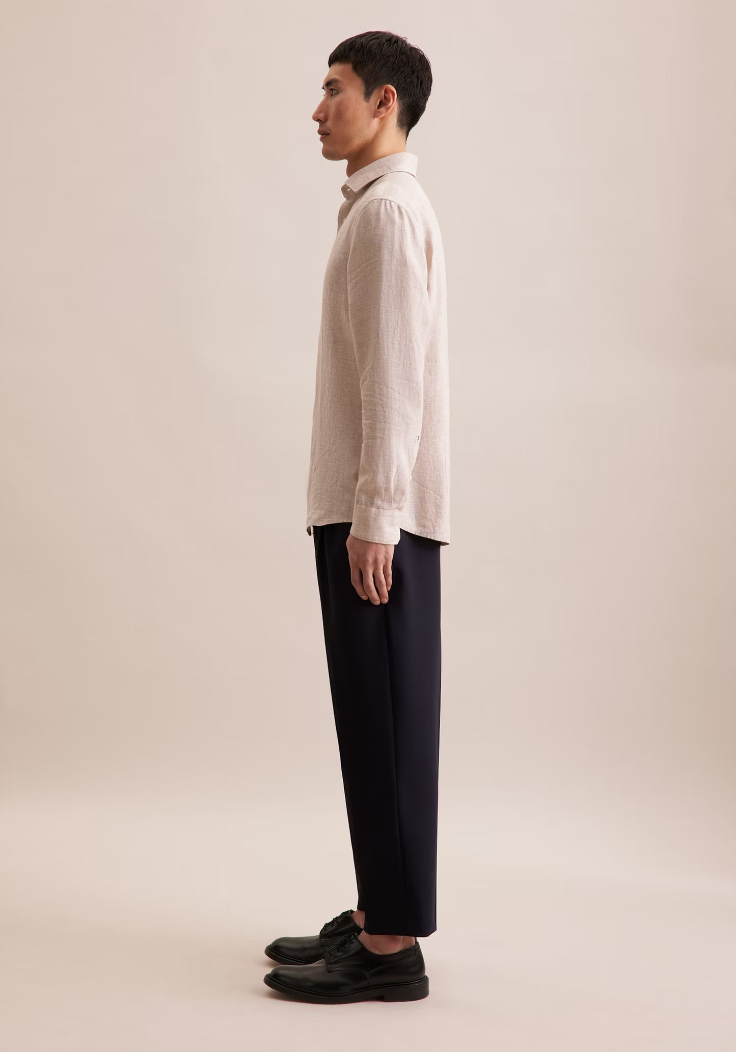Seidensticker L/S Pure Linen Regular Fit Shirt Sand