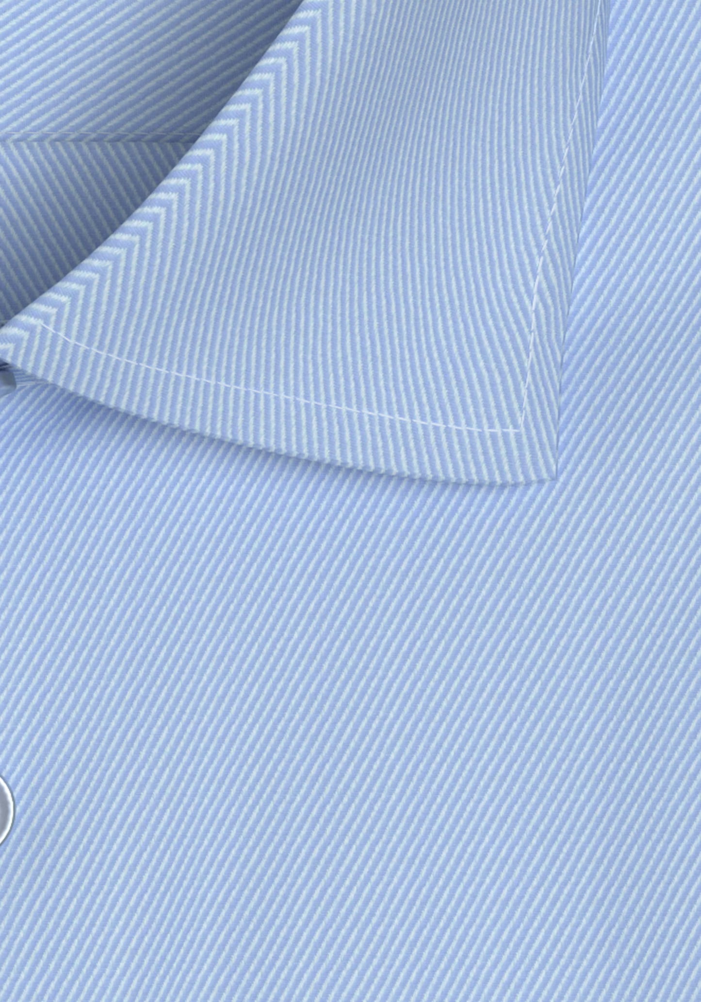 Seidensticker L/S Wrinke Free Cotton Twill Regular Fit Shirt Blue