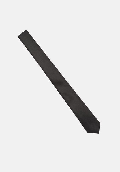 Black tie on a white background
