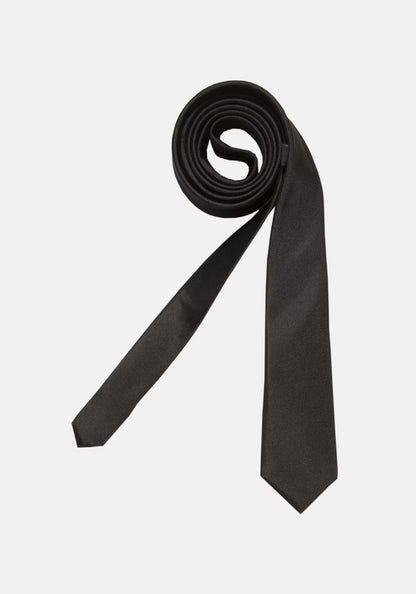 Black tie on a white background