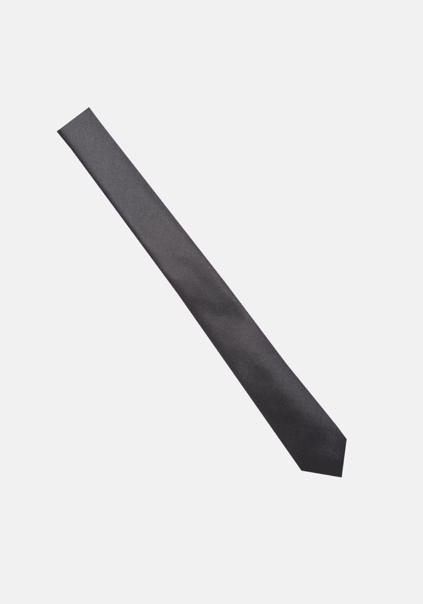 Seidensticker Silk Satin Tie 5cm Grey