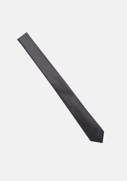 Seidensticker Silk Satin Tie 5cm Grey