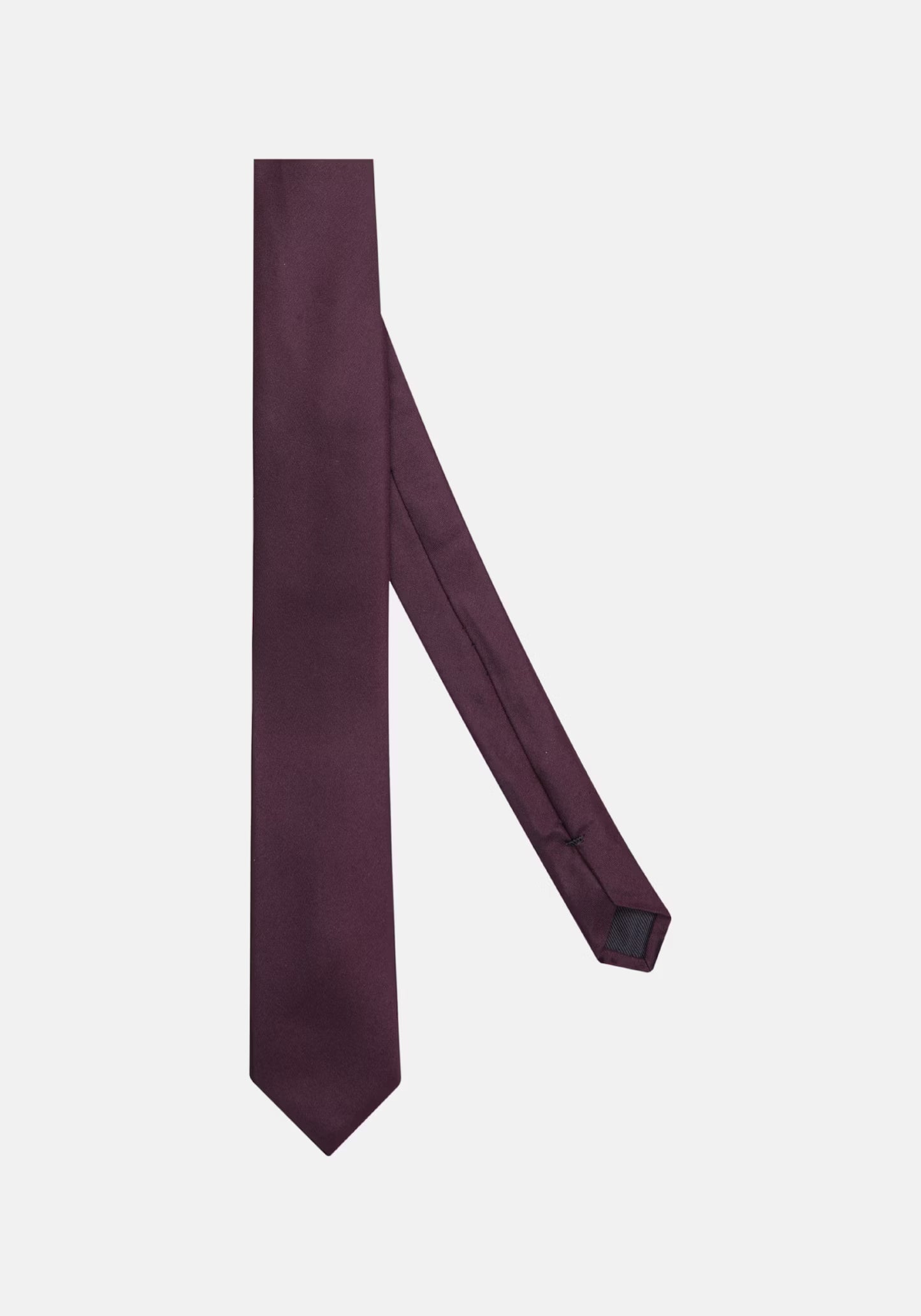 Seidensticker Silk Satin Tie 5cm Burgundy