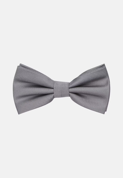 Gray bow tie on a white background