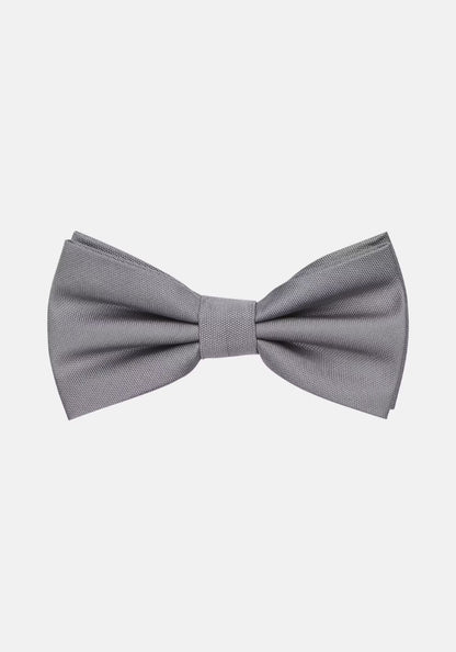 Gray bow tie on a white background