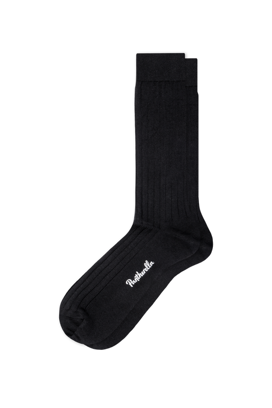Pantherella Sea Island Cotton Ribbed Sock