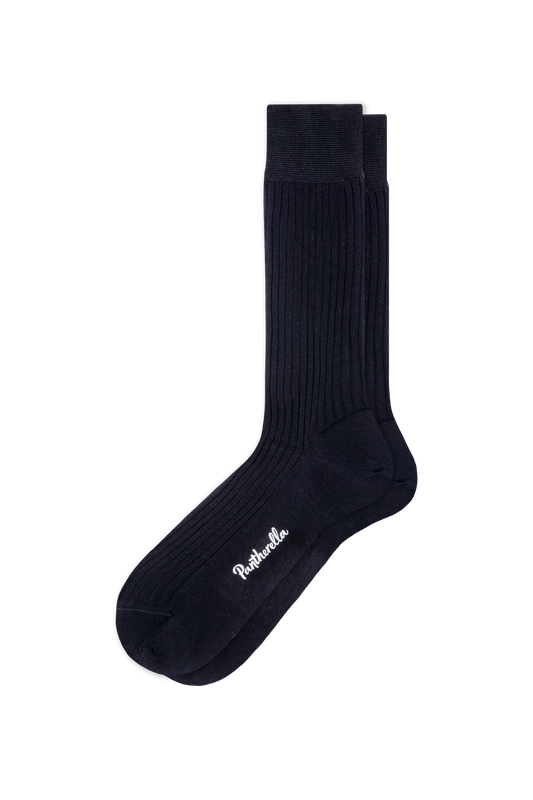 Pantherella Pure Cotton Ribbed Sock