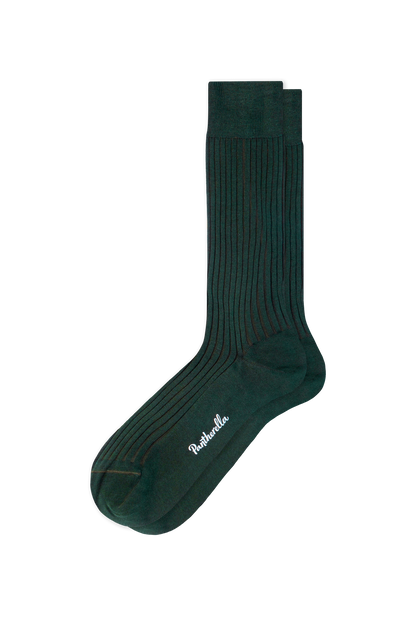 Pantherella Danvers Cotton Lisle Ribbed Sock