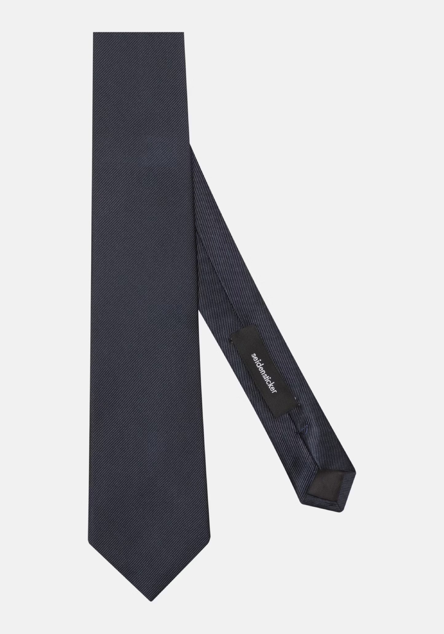 Seidensticker Silk Twill Tie 7cm Navy